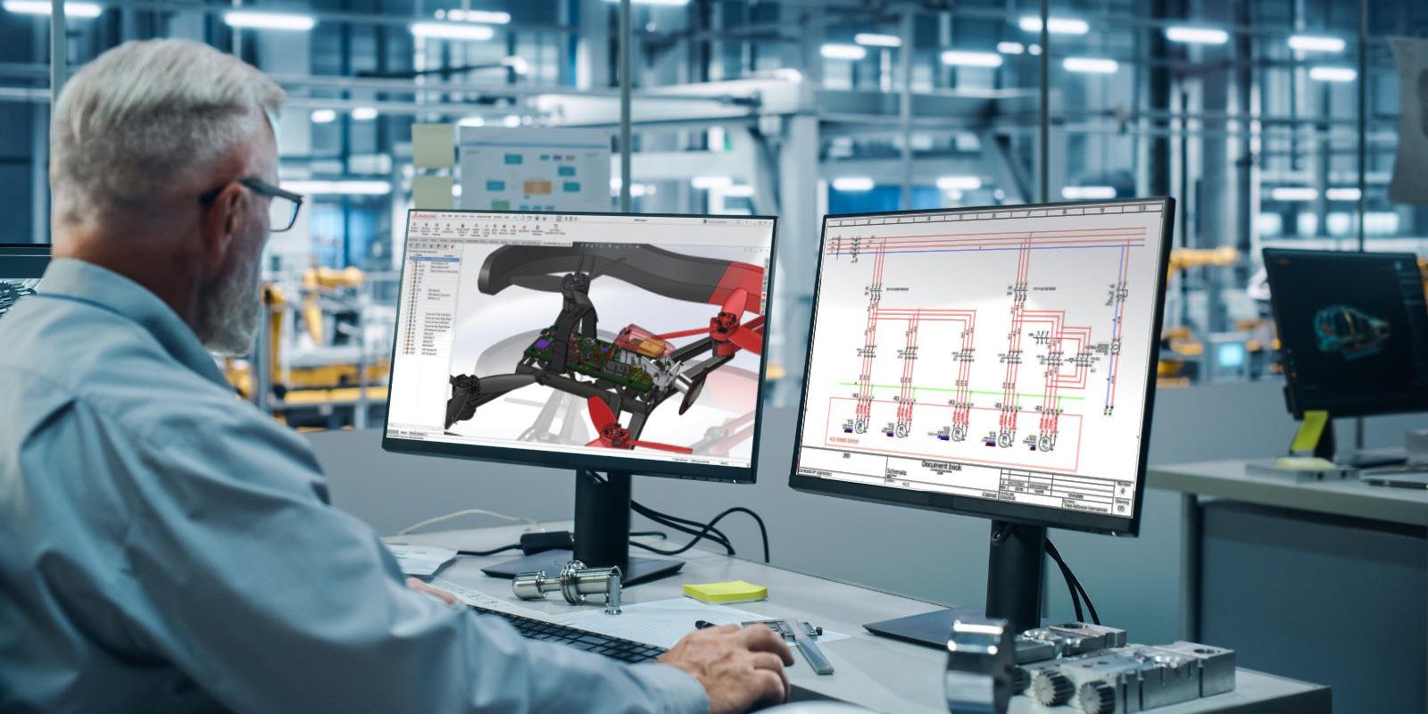 3DEXPERIENCE Electrical Schematic Designer in use