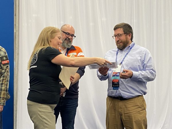 Matt Kokowski Accepting his Awards