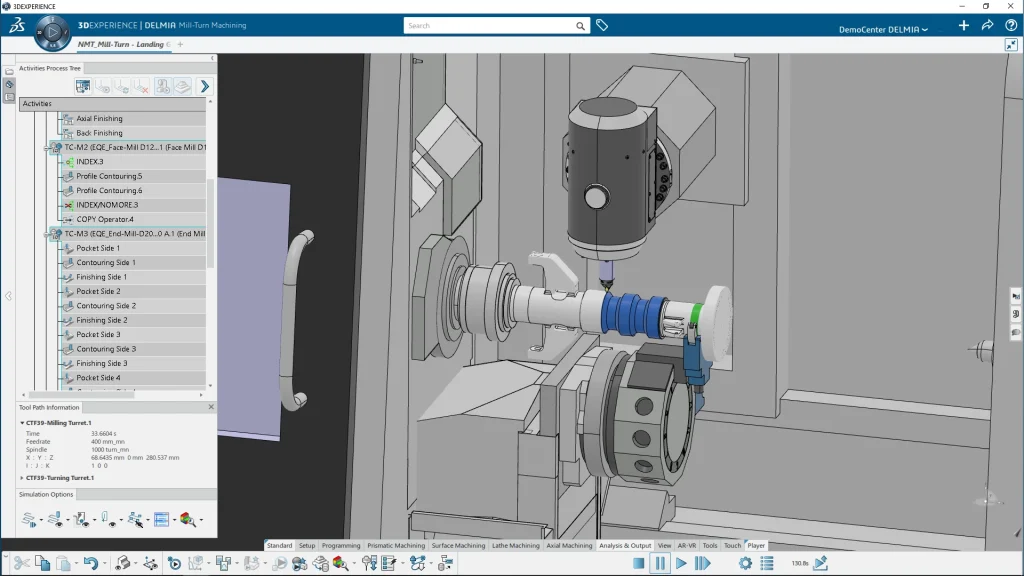 DELMIA NC Mill-Turn Programmer