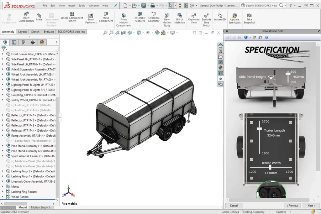 DriveWorks inside SOLIDWORKS