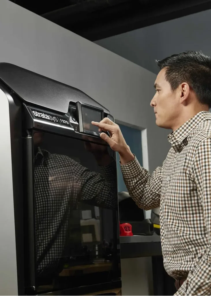 Stratasys 3D printer operation